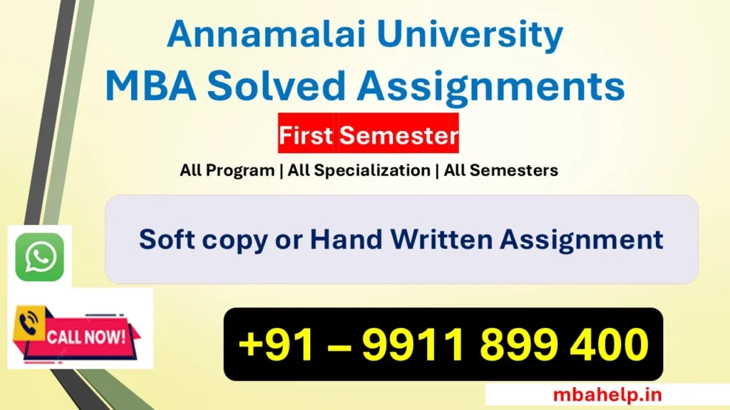 Annamalai-MBA-Solved-Assignments-for-First-Semester-2025-2026-Submission