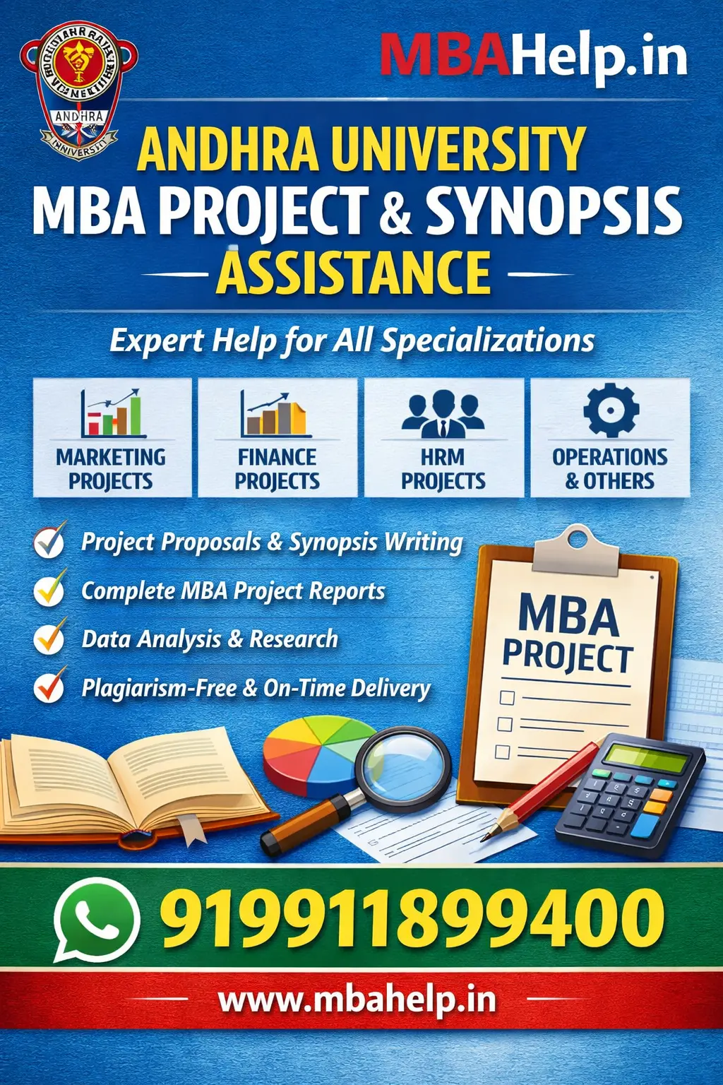 Andhra University MBA Project and Synopsis