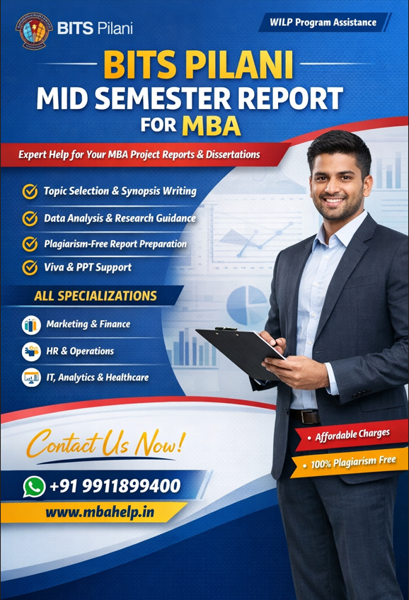 BITS Pilani Mid Semester Report for MBA