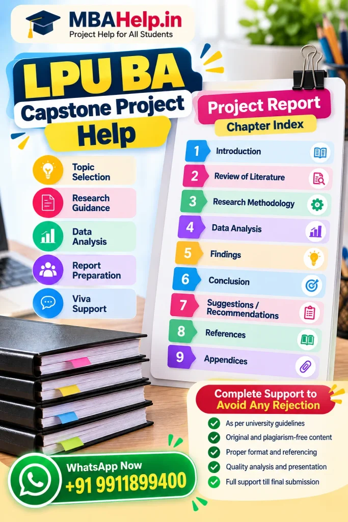 LPU BA Capstone Project Report Structure