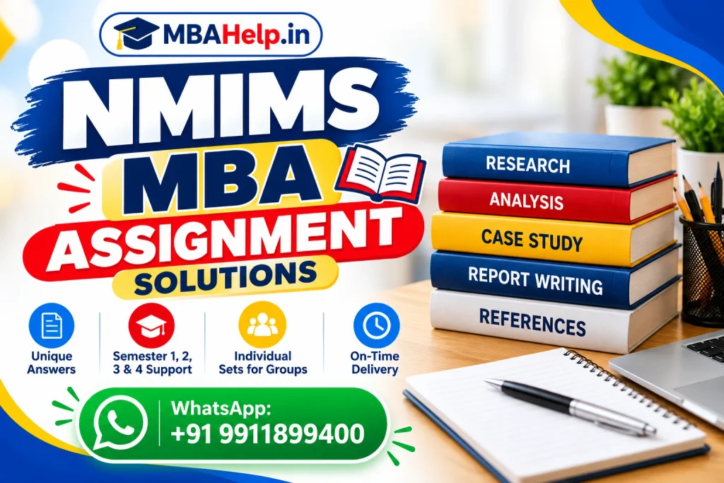 NMIMS Unique Assignment Solution